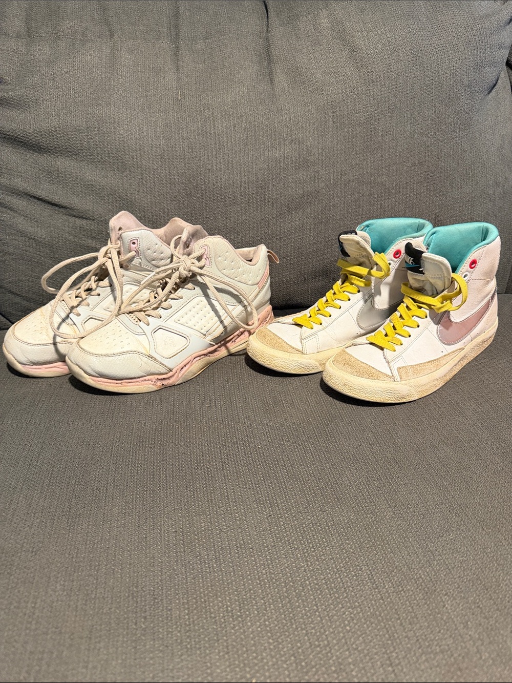 Girls size 4 Nike/And1 shoe bundle